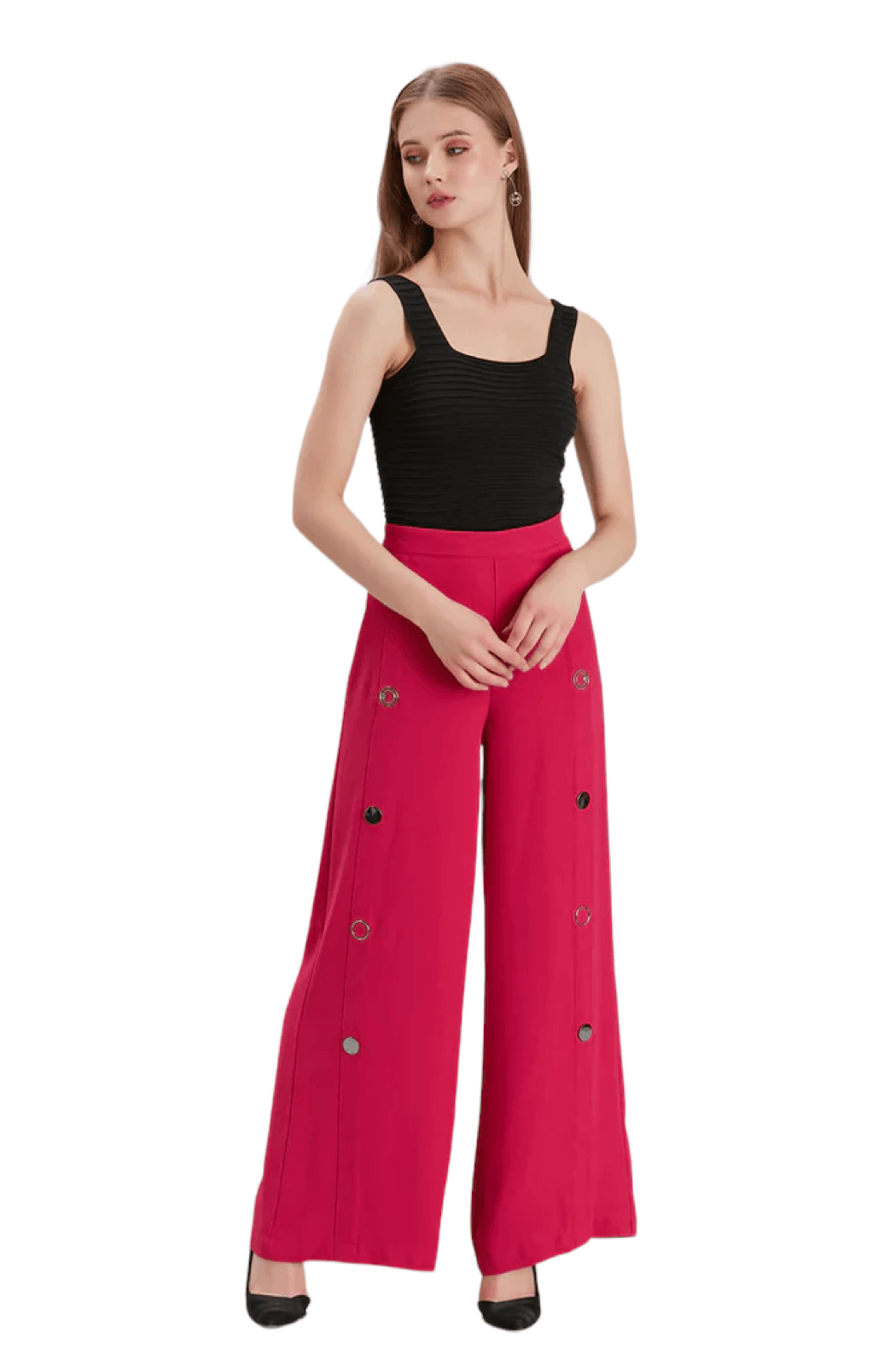 Pantalón fucsia talla 36