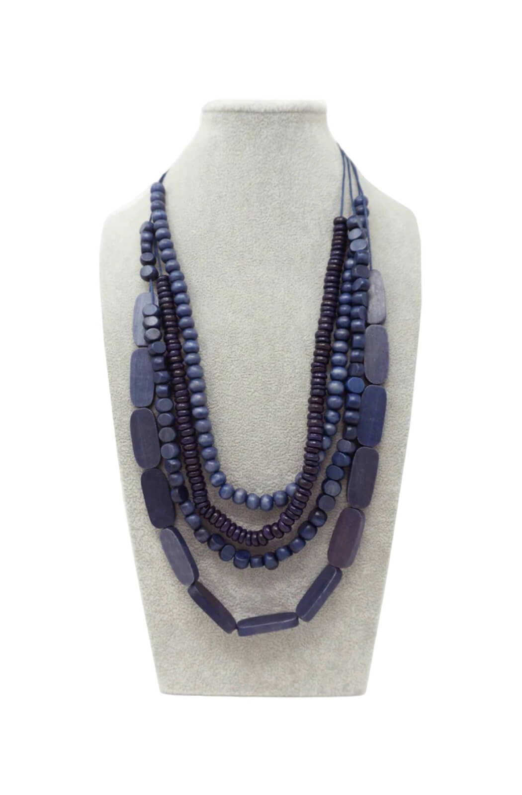 Collar casual azul