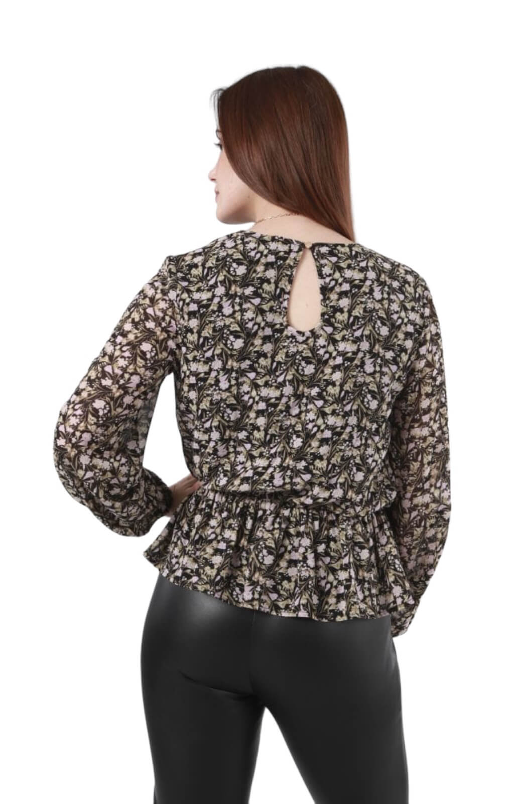 Blusa gasa floral