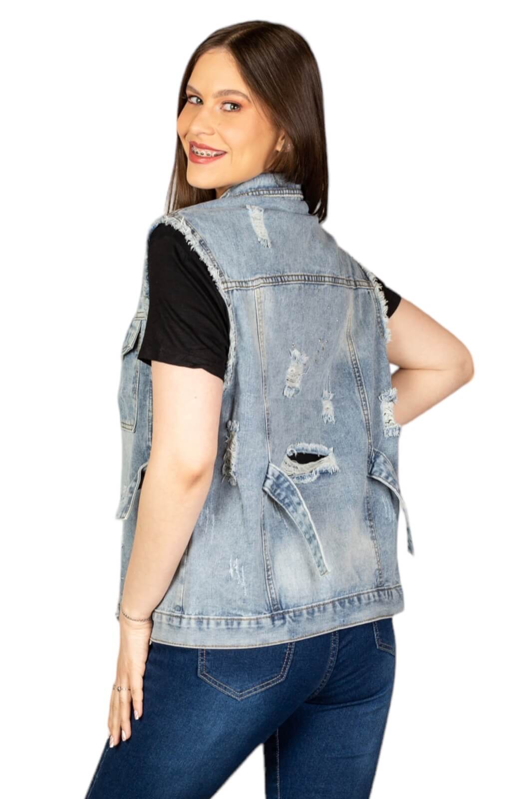 Chaqueta denim azul