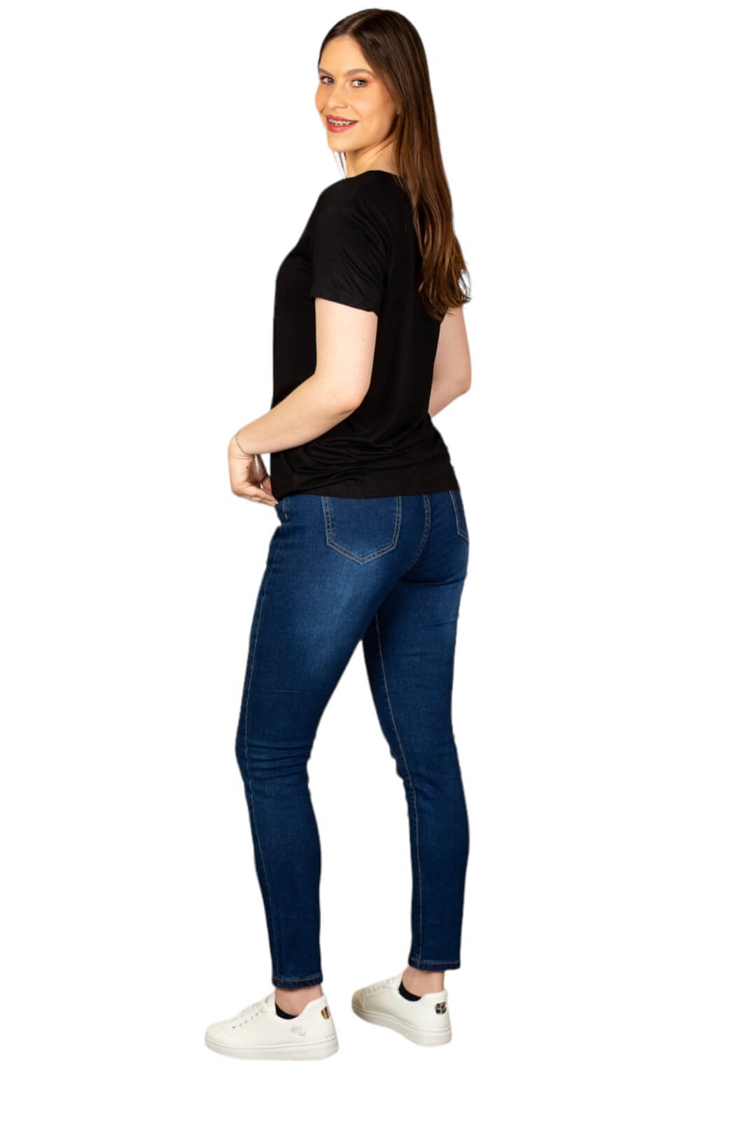 Jeans skinny azul